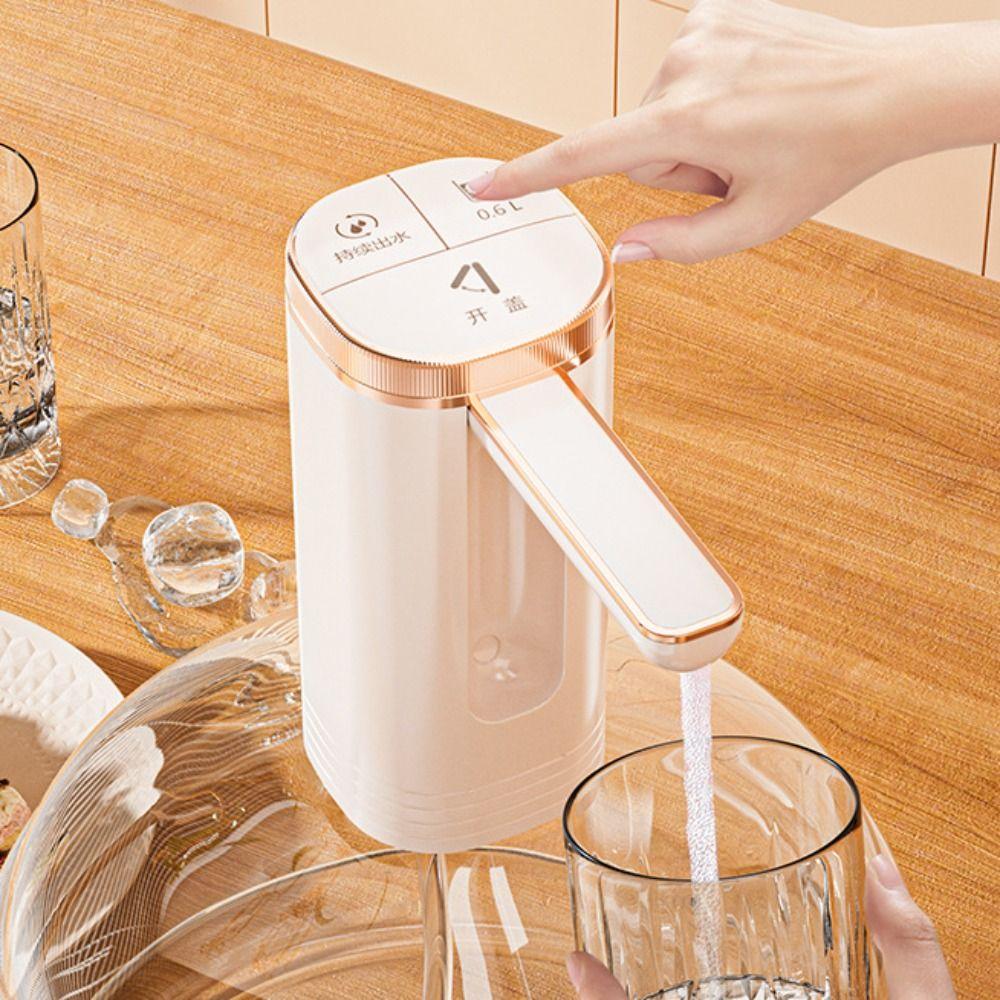 Automatic Gallon Bucket Water Pump Quantitative Water Output Rechargeable Electric Water Dispenser Wireless Water Bottle Pump