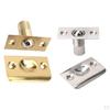 Stainless Steel Closet Door Latch with Screws , Brass