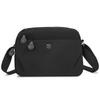 Crossbody Nylon Square Bag With Top Zipper And Inner Pocket For Casual Outings