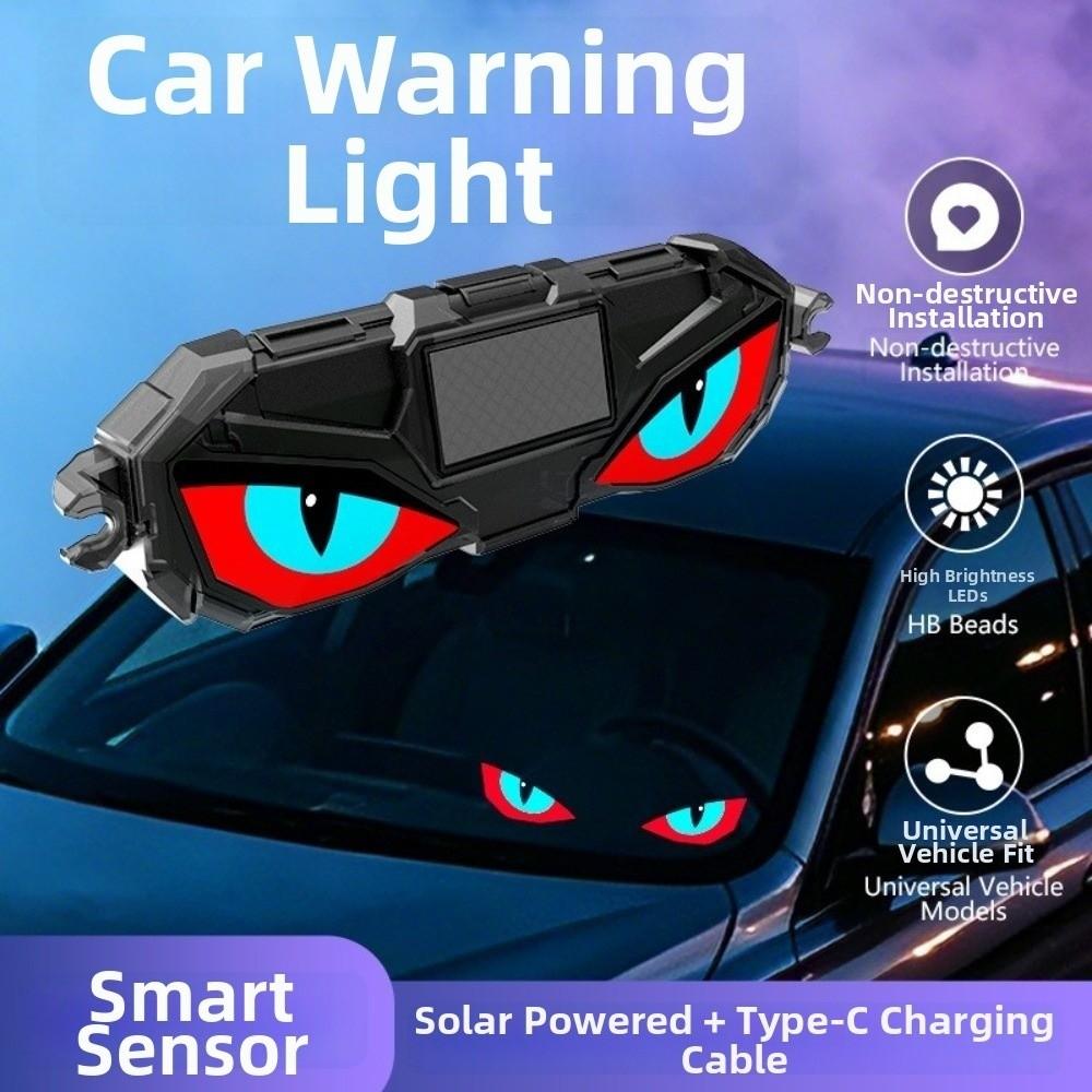 Creative Car Demon Eye Light Suction Cup Installation LED Atmosphere Light Universal