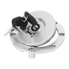 Tank Camp Tank Cap with Key 115mm Diameter CNC Machined for Honda CB400 CB500 Replacement Camping Aluminum Material