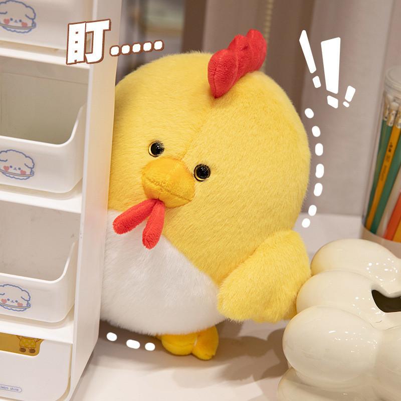 Chicken Cartoon Stuffed Animal Plush Toys For Children Bedroom Decor Gift Doll