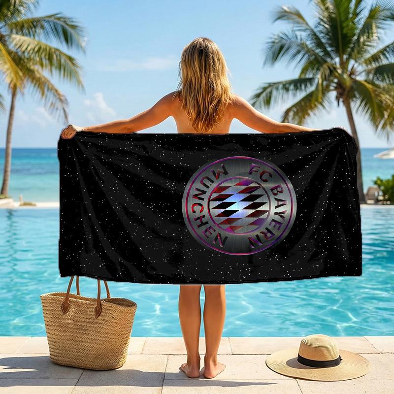 Bayern Munich Beach Towel Soft Microfiber Summer Towel Quick Dry Absorbent Towel for Beach Swimming Pool Travel
