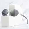 Frameless Sunglasses Women'S Square Small Frame Marine Sunglasses Trendy Street Photography