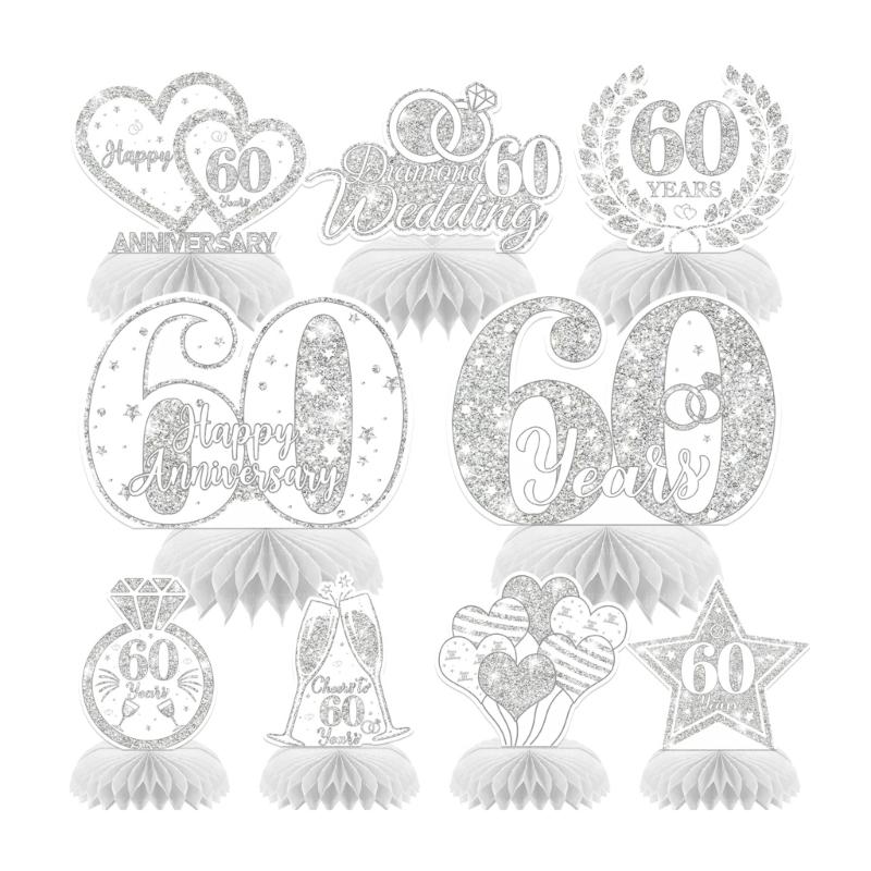 Paper Honeycomb Ornament Handmade Table Accessories For Wedding Anniversaries And Golden Jubilees Event