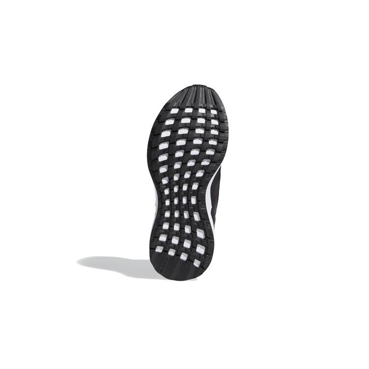 Adidas Rapidarun El K Fabric Slip Resistant Low top Kids' Running Shoes Black White Kids' EF9258