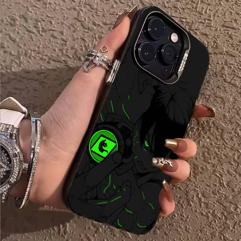 B-Ben10 O-Omnitrix Watch Phone Case For iPhone 17,16,15,14,13,12,11,Pro,X,XS,Max,Plus Soft Black Cover