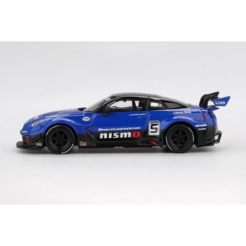 Sunrich MINI GT 1/64 LB-Silhouette WORKS GT Nissan 35GT-RR Version 2 Blue (Right-Hand Drive) Finished Product MGT01124-R