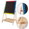 Kids Wooden Drawing Board With Double Sides For Visual Intelligence Development