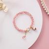 b100 2026 New Summer Simple Ceramic Sweet Transparent Lucky Cat Star Bracelet Fashion Women Beach Fashion Trend Daily Jewelry