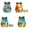 Lightweight Pokemon Backpack Perfect For Boys And Girls With Multiple Compartments