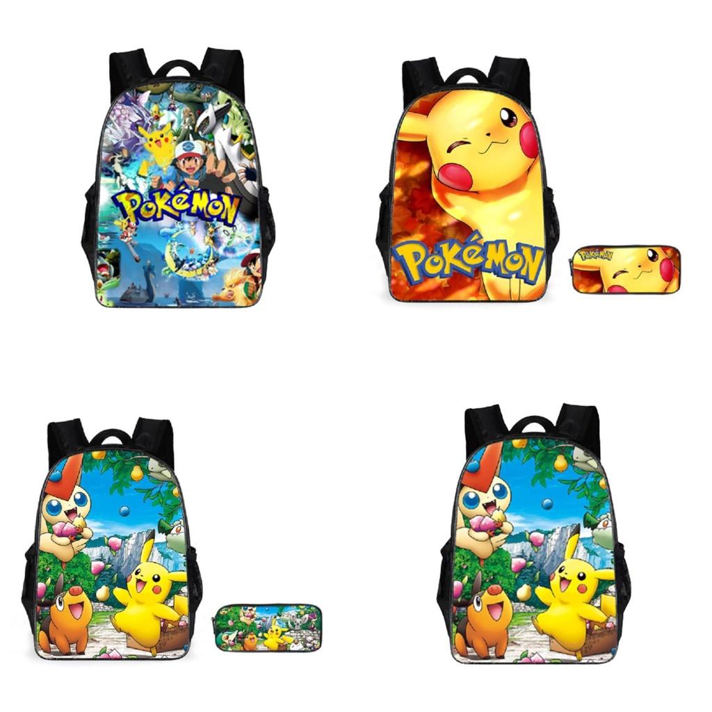 Lightweight Pokemon Backpack Perfect For Boys And Girls With Multiple Compartments