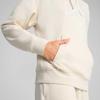 PUMA Warm Comfortable Soft Hooded Pullover Long Sleeve Sweatshirt Women sweatshirt Beige 688941-87