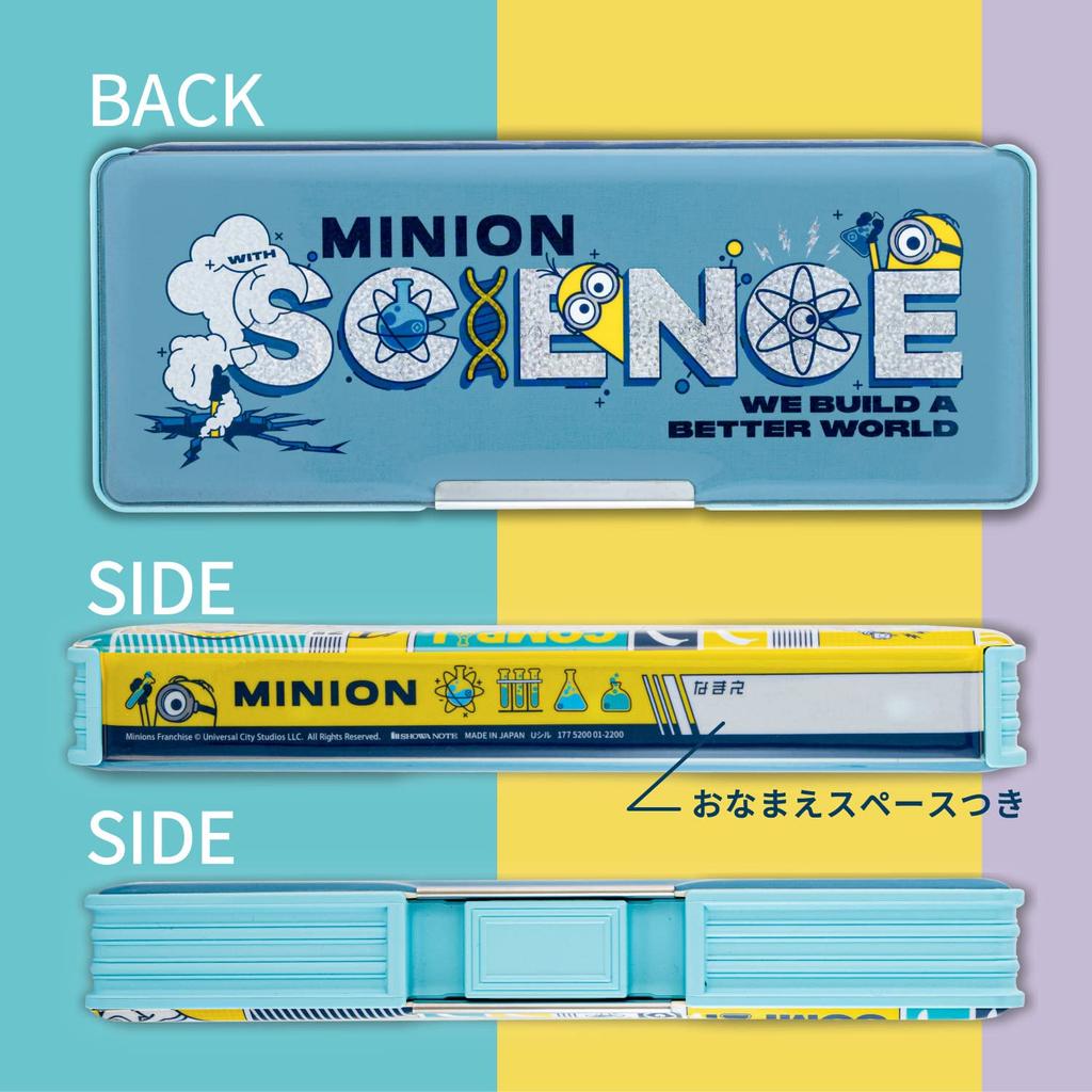 Elementary School Pencil Showa Note Minions Holographic Pencil Minions [Showa Note] Case, Case,
