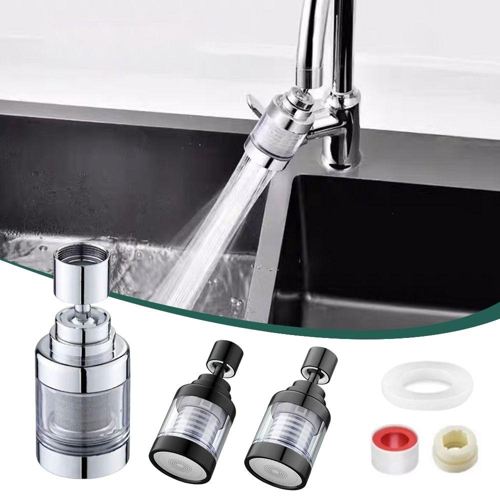 Splash-Proof Faucet 360 Degree Swivel Faucet Extender Durable Kitchen Faucet Purifier  Universal