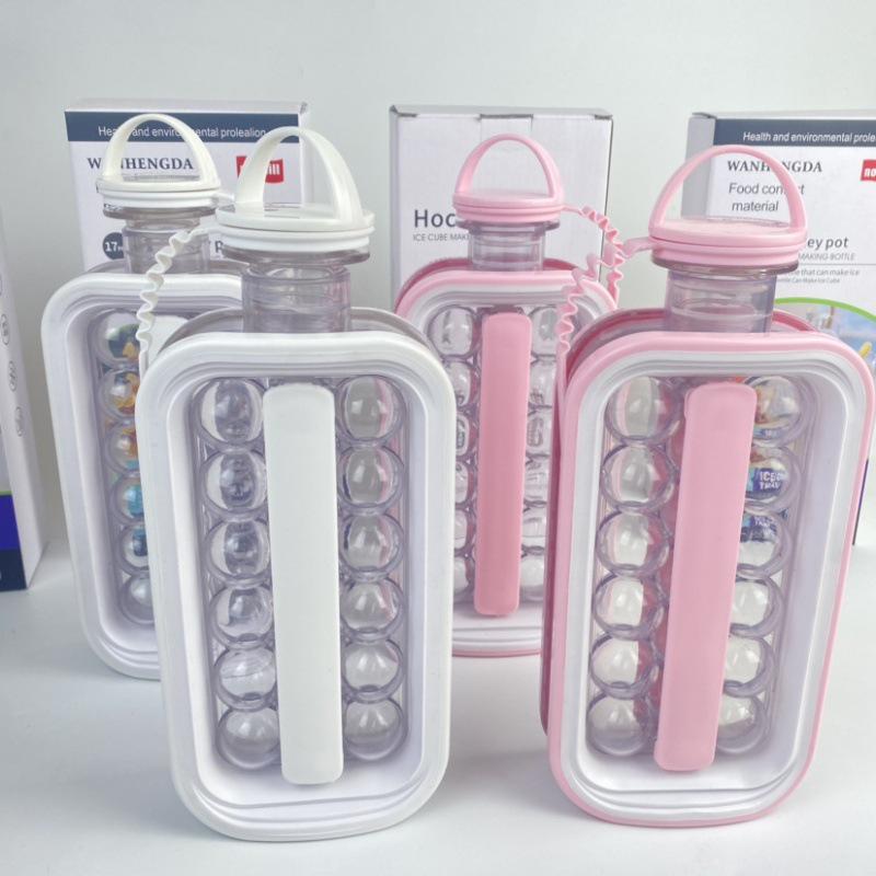Portable Foldable Ice Tray with Ice Ball Mold
