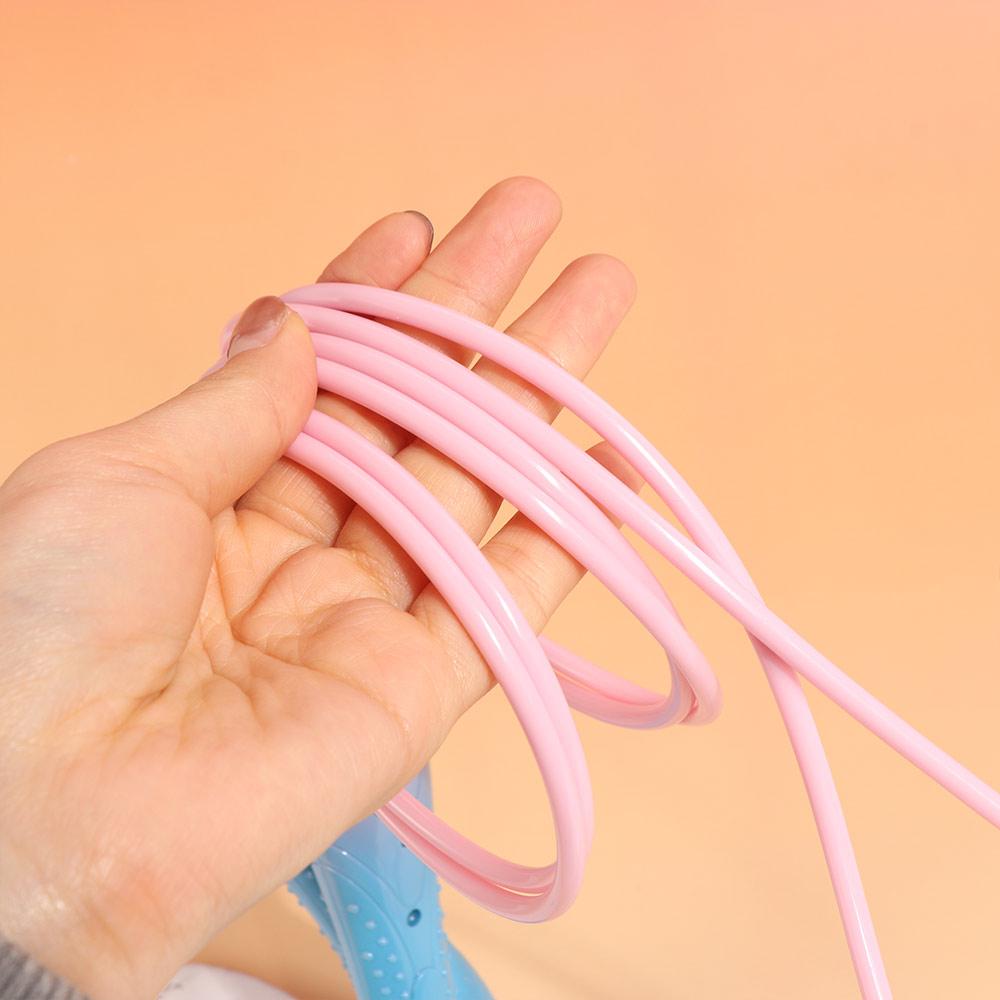 Non-slip Handle Counting Rope Skipping Contrast Color Fitness Jump Rope  Weight Loss