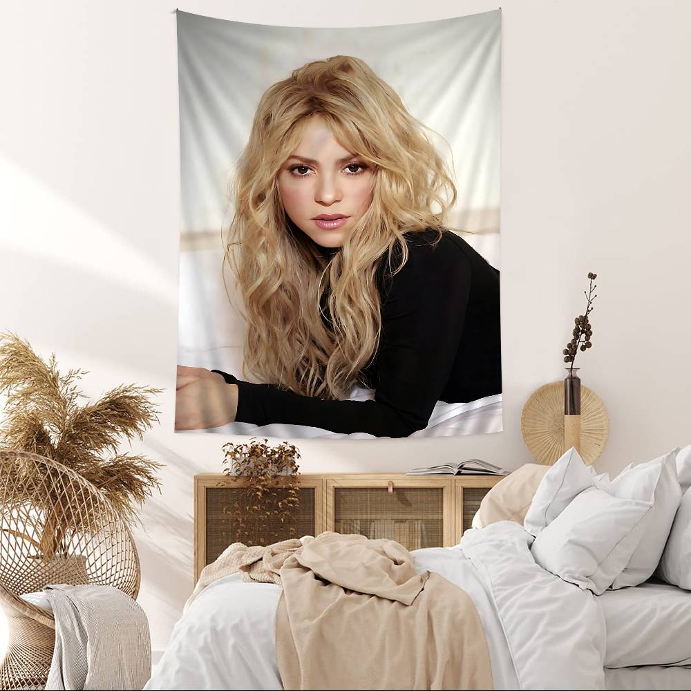 Singer Sshakira Colorful Tapestry Wall Hanging Hanging Tarot Hippie Wall Rugs Dorm Wall Art Decor