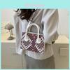 Street Style Pu Small Square Bag With Zipper Closure For Daily Use