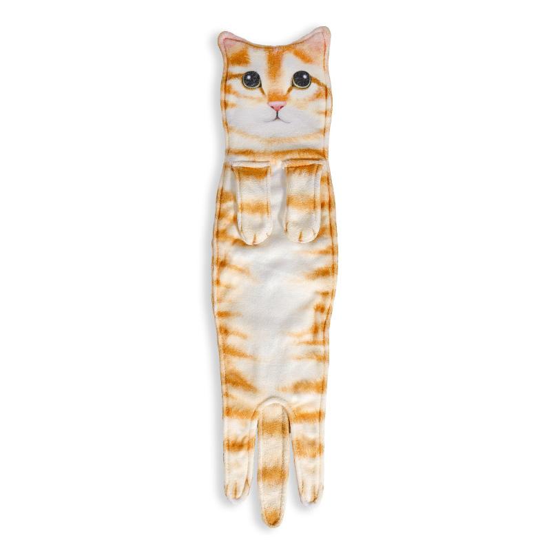 ABHS-Funny Cat Hand Towels, Kitchen And Bathroom Hand Towels, Quick-Drying Soft Absorbent Microfiber Towels