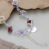 Women Cube Colorful CZ Bracelet Bangle Jewelry Gifts