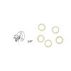 100Pcs Dental Yellow Elastomer Latex Rings Braces Rubber Bands Non-Toxic 3.5Oz for Orthodontic Treatment