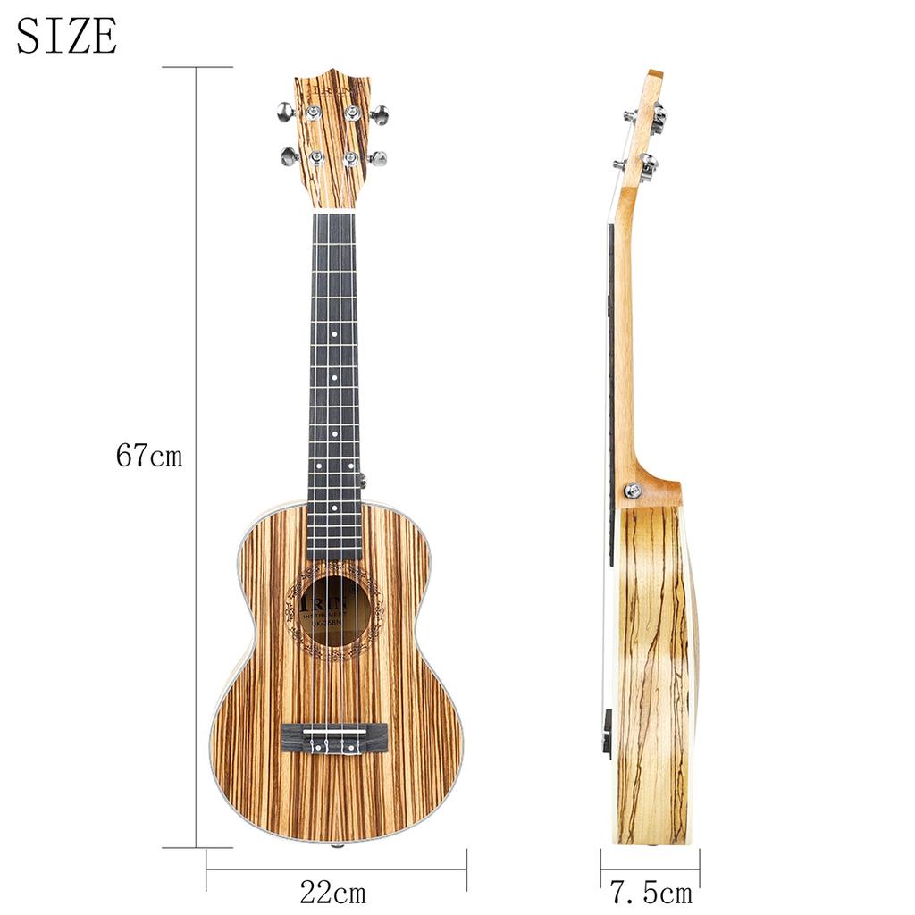 IRIN 21/24/26 Inch Ukulele Solid Wood Ukulele 4 String Hawaiian Guitar Mini Guitarra Professional Ukulele Guitar Accessories