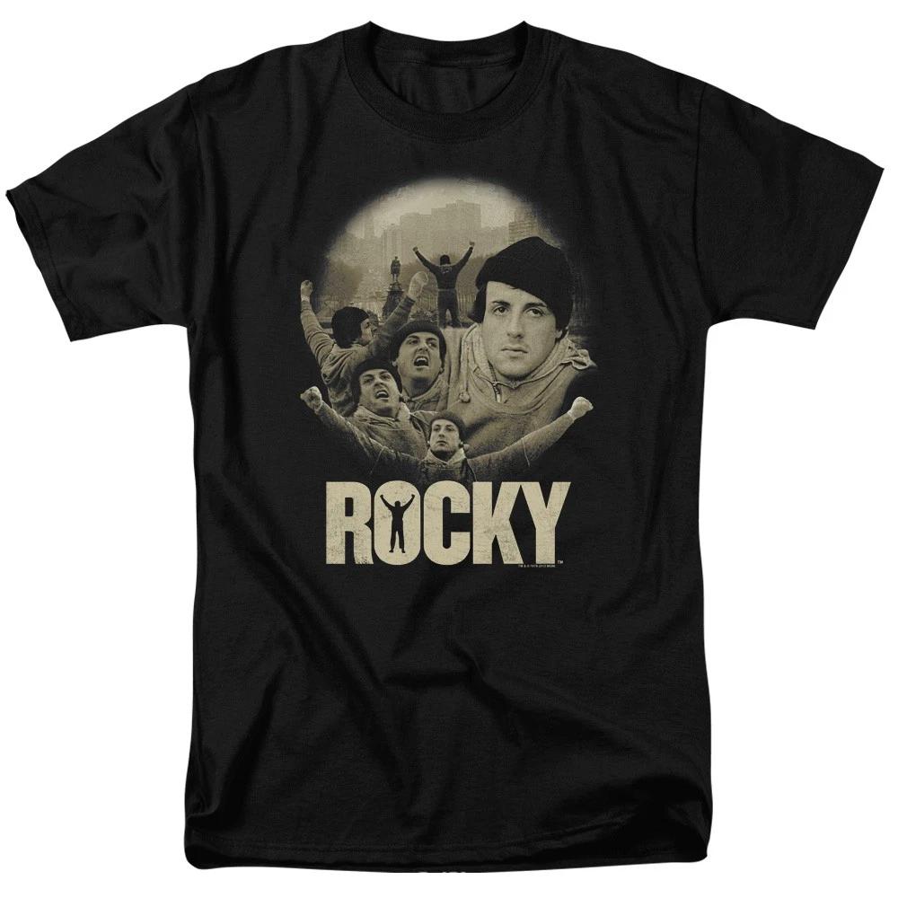 Rocky - Feeling Strong -  Unisex Short Sleeve Children s T-shirt - Black 100