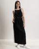 Of White 5024 36 Black Linen Summer Dress