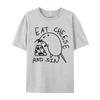 Eat Cheese And Sin T-shirts Casual Luxury Designer T-Shirts For Men Retro Top T-Shirt Normal Tees Cool