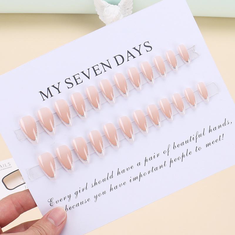 Trendy Removable Nude Gel Nail Patches – Ready-to-Wear Stylish Manicures