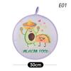 30cm Cloth Bag Portable Burrito Tortilla Warmer Pouch Microwave Restaurant Food Pancake Heat Resistant Insulated Takeaway Bag