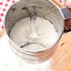 Handliches Mehl-Sieb Edelstahl Einfach zu bedienen Schnell Praktisch Rostfrei Kreatives Mehl-Sieb zum Backen