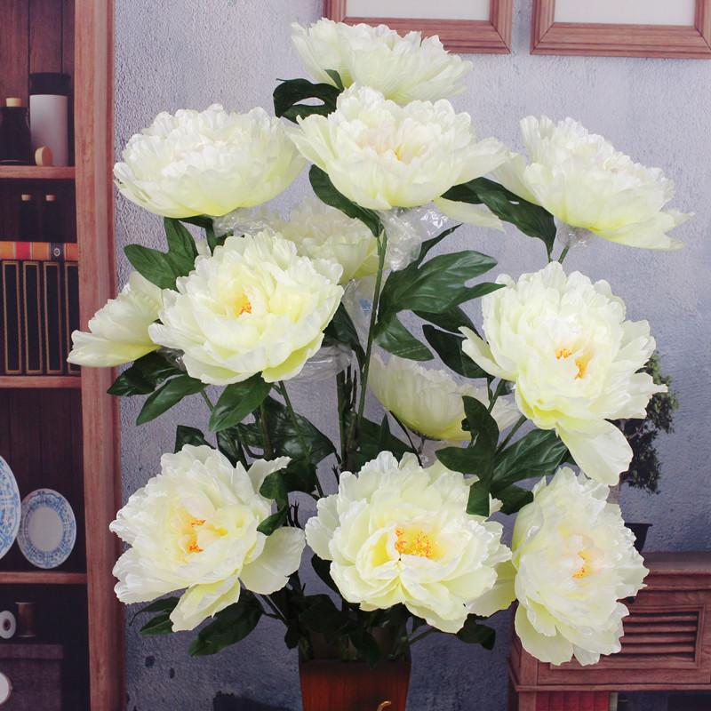 Peony Flower Fake Flower Living Room Bedroom Decoration Large Flower Shopping Mall Lobby
