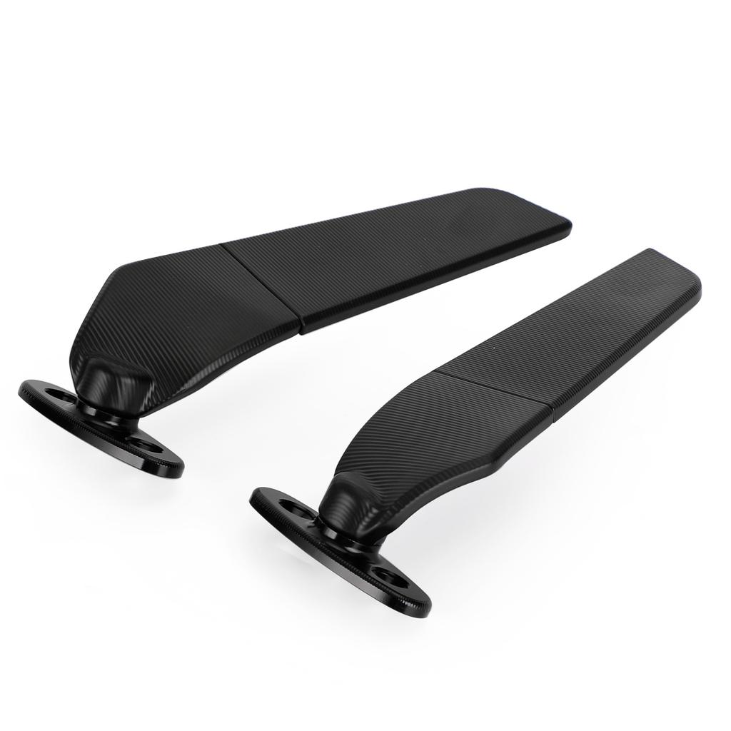 Adjustable Wing Fin Rearview Mirrors For Suzuki Gsxr 600/750/1000 2000-2019