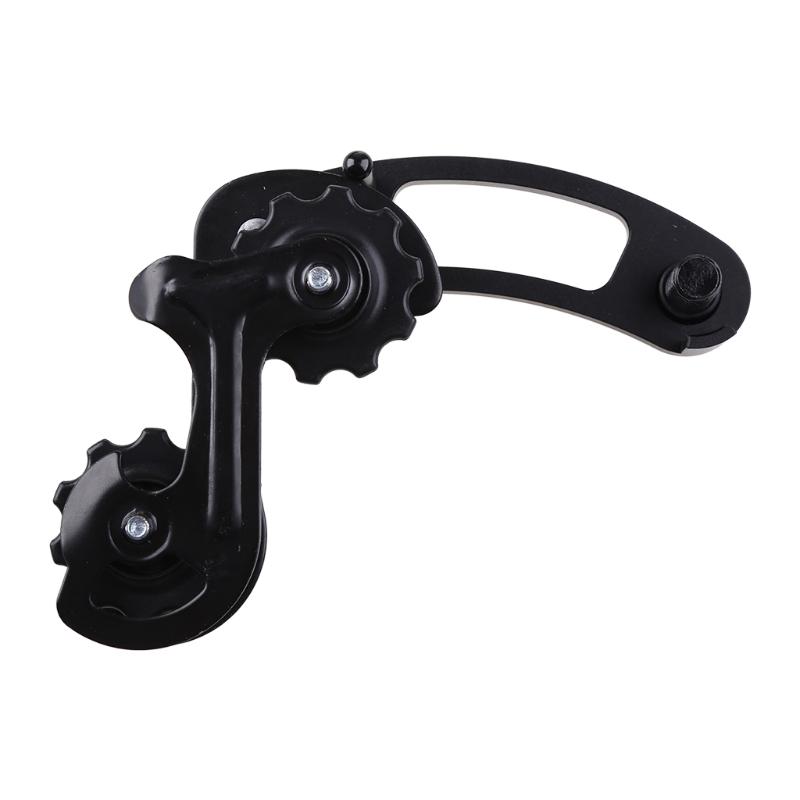 Bicycle Aluminum Chain Tensioner Adjustable Pulley Jockey Wheel Single