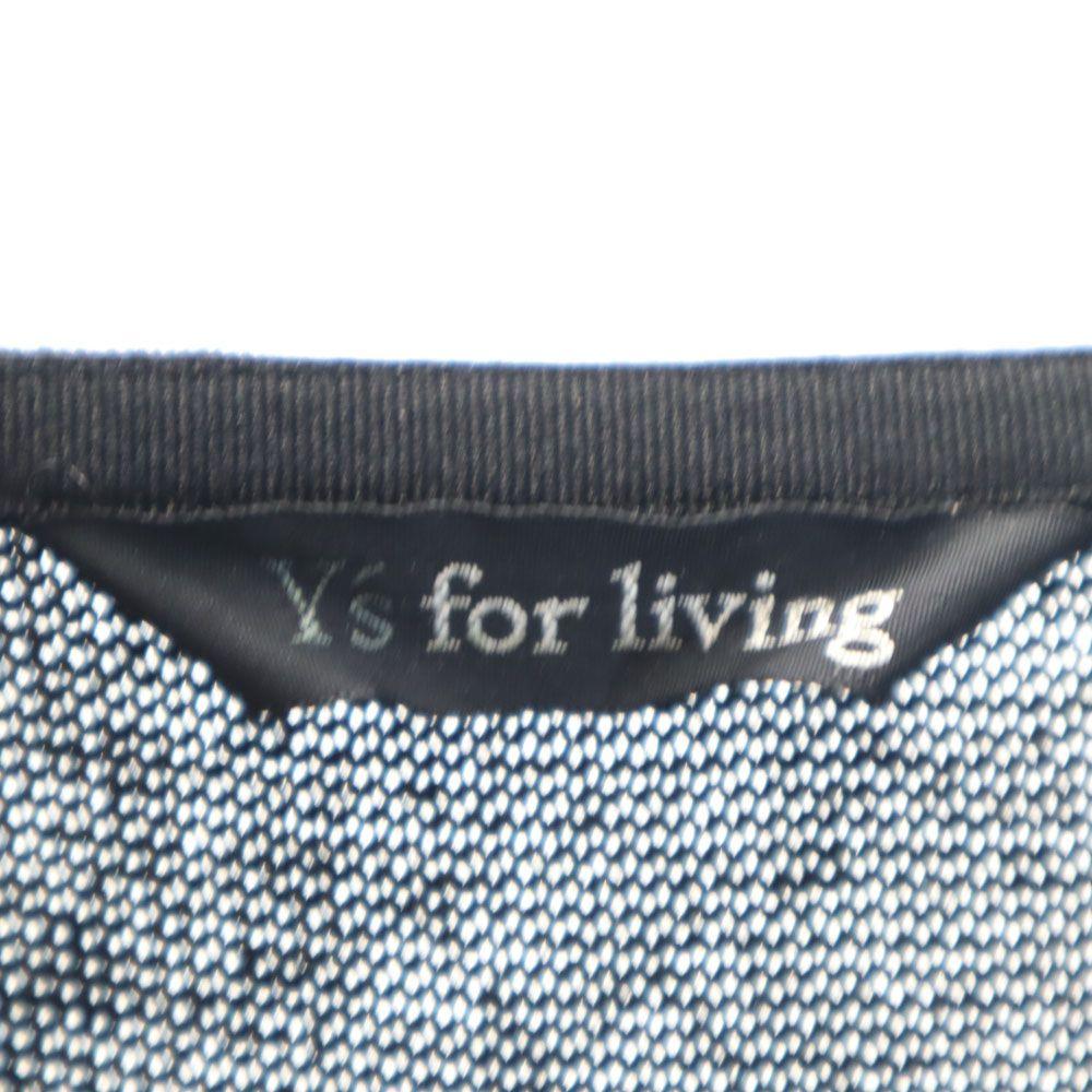 Y's for Living Made In Japan No Sleeve Sweater Black Knit Women Used