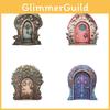 Garden Fairy Door Wooden Decor With Fairy Tale Design For Home And Living Room Decor