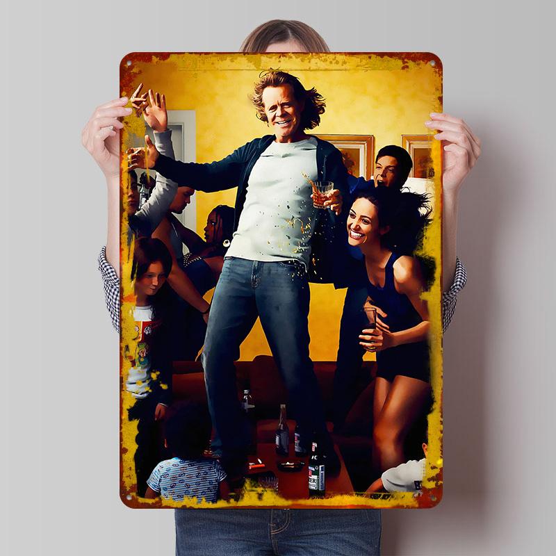 

Shameless Poster Customized Wall Art Vintage Metal Signs Retro Tin Plaque for Man Cave Gamer Decoration Room Bedroom Decorations 7.9x11.8In(20x30cm)