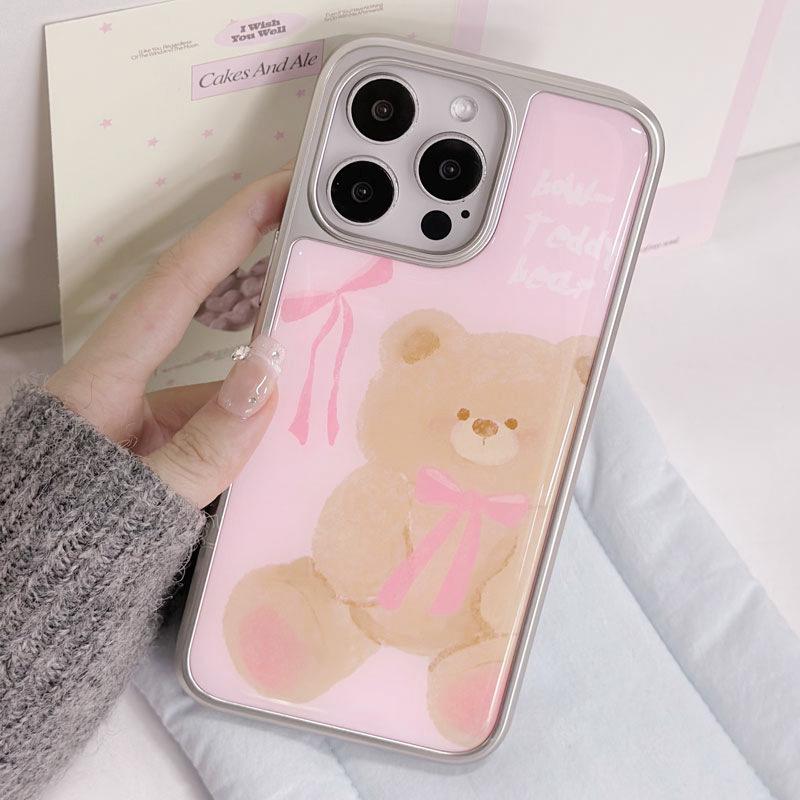 Zhitai Electroplated Silver Edge Drip Glue Case for iPhone 14 Pro, 13 Pro Max, and Huawei P70