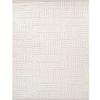 Ecru Geometric Relief Rug 120x180
