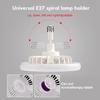 Energy-Saving Remote Control LED Ceiling Fan Lamp  for Living Room Bedroom Bottom Noise Mute E27 Base 2 In 1fans Light
