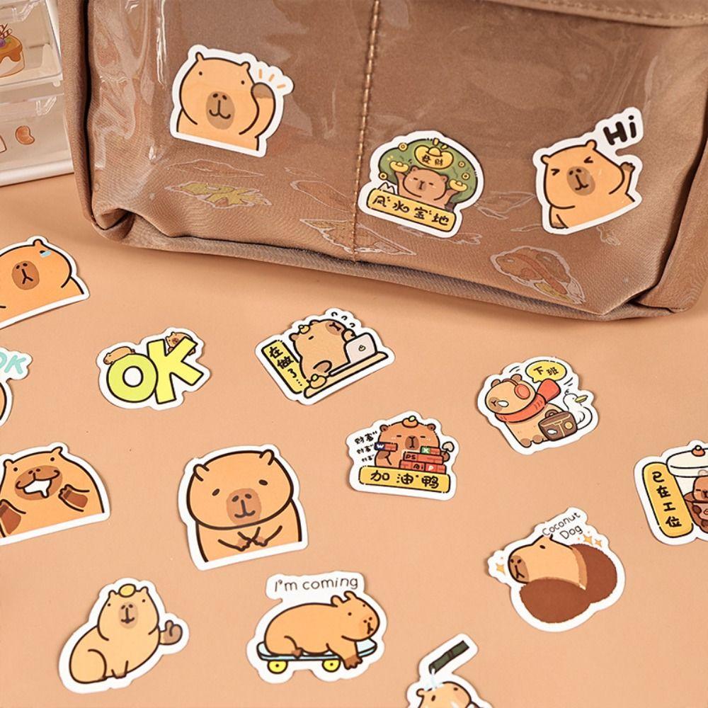 Capybara Stationery Set Creative Style Ball-point Pen Cartoon Note Pad  School Office