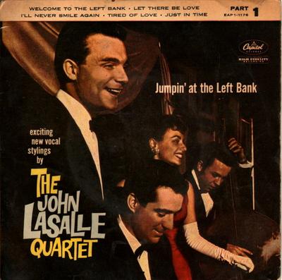 7inch Record JOHN LA SALLE QUARTET - Jumpin' At The Left Bank - Part 1 EAP11176 Capitol Records 1959 UK Jazz Used