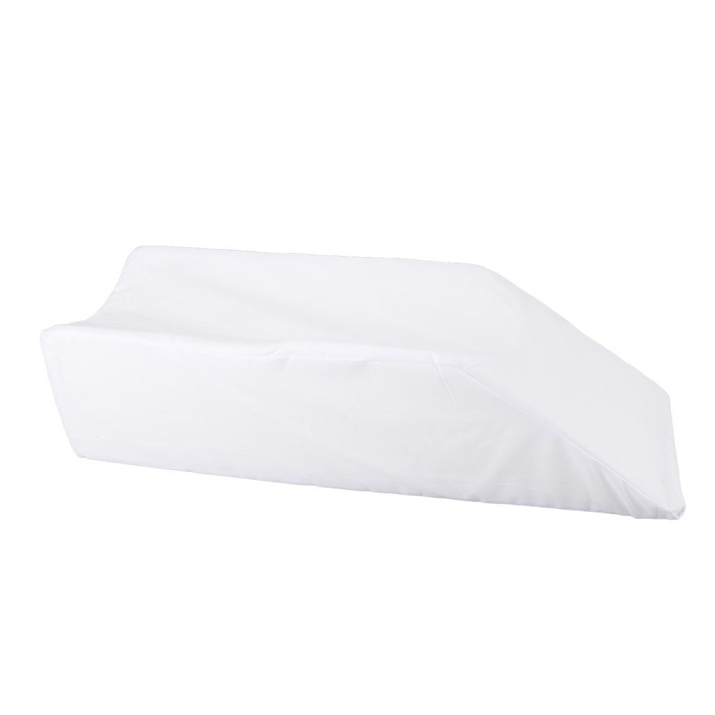 U Shape Leg Elevating Pillow White High Density Sponge Legs Sleeping Wedge Elevated Pillow for Knee