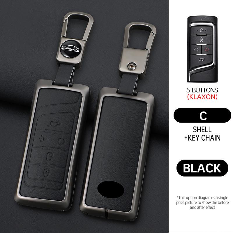 Metal Car Remote Key Case Cover Shell For Trumpchi Gac Gs4 Gm8 Ga3 Empow J11 J12 J13 J14 J15 J16 Gs8 Protector Accessories