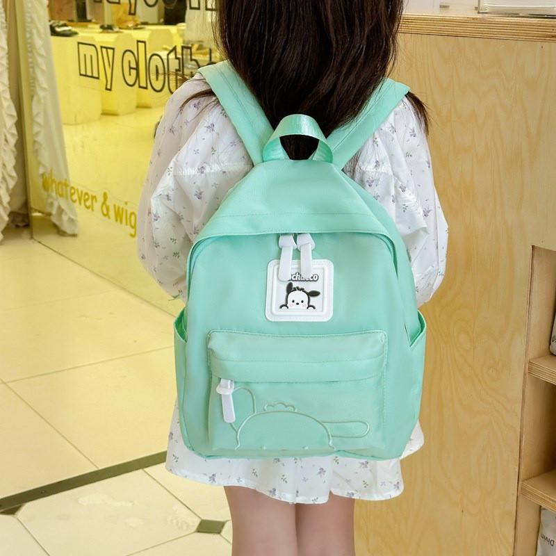 Cute Cartoon Lightweight Nylon Preschool Kids Backpack Comfortable Design