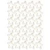 30Pcs Hollow Frame Pendants Copper Crafts Jewelry Accessories Earring Necklace Making SuppliesGold Star