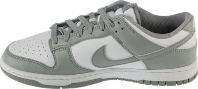 Sneaker Dunk Low Retro weiß/weiß/heller Rauchgrau