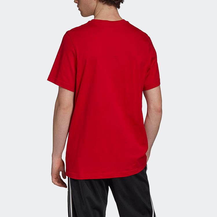 Adidas Originals Trefoil Sport Short Sleeve T-Shirt Men Tops Light-Scarlet GD9912